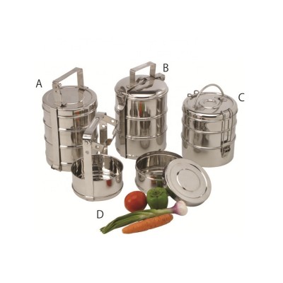 3 tier stainless steel food container tiffin